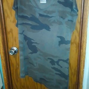 Asymmetrical Hem Tunic.